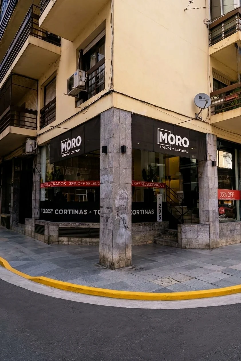 Showroom Moro Toldos y Cortinas en Salta y Entre Ríos, Rosario
